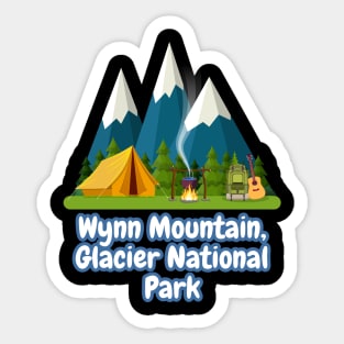 Wynn Mountain, Glacier National Park Sticker